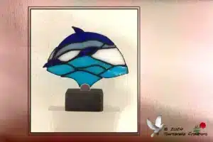 Vitrail Tiffany Dauphin Sur Vague