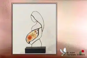 Vitrail Tiffany Femme Enceinte