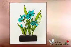 Vitrail Tiffany Iris