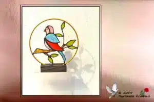Vitrail Tiffany Oiseau