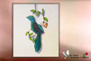 Vitrail Tiffany Oiseau De Paradis