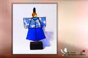 Vitrail Tiffany Samouraï