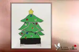 Vitrail Tiffany Sapin De Noël