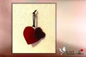 Vitrail Tiffany Coeur Sur Coeur