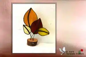 Vitrail Tiffany Bouquet de feuilles