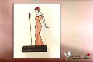 Vitrail Tiffany Chanteuse