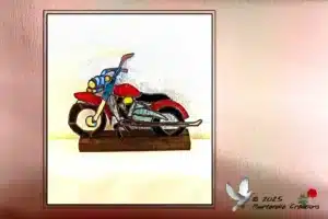 Vitrail Tiffany Moto