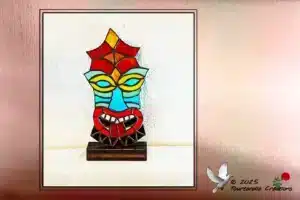 Vitrail Tiffany Tiki