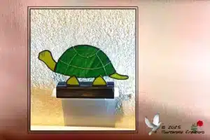 Vitrail Tiffany Tortue de terre