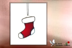 Vitrail Tiffany Botte de noël 2