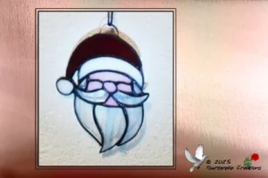 Vitrail Tiffany Père noël 2
