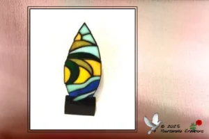 Vitrail Tiffany Planche de surf