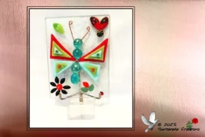 Vitrail Tiffany Tableau papillon