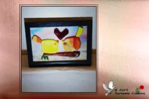 Vitrail Tiffany Tableau piafs