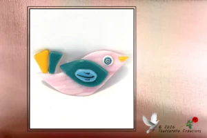 Vitrail Tiffany Magnet oiseau