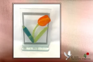 Vitrail Tiffany Tableau tulipe