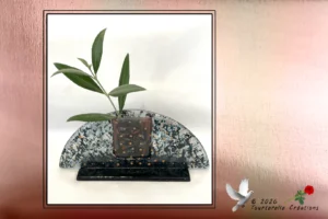 Vitrail Tiffany Vase soliflore
